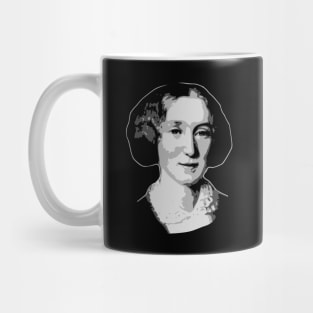 George Eliot Black and White Mug